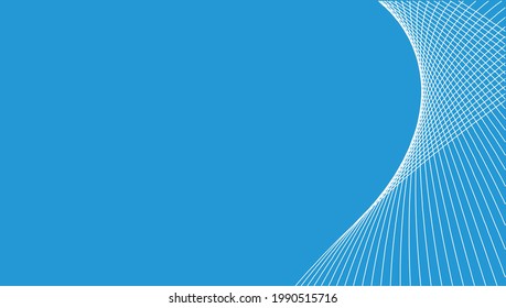 Background created with Geometric Line Art.Abstract wavy stripes.Wave-shaped blended dots.Vector design EPS 10.