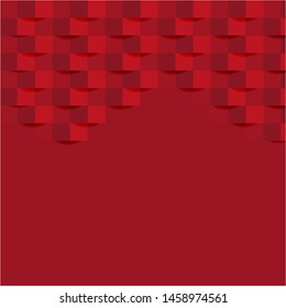 Background created with square, geometric vector ai