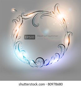 Background. Creative dynamic element to attract attention to your design idea. Fully editable.