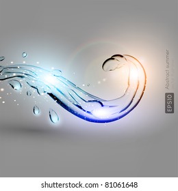 Background. Creative dynamic element to attract attention to your design idea. Fully editable.