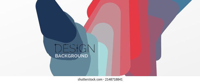 Background, creative geometric shapes composition with gradient effect. Wallpaper for concept of AI technology, blockchain, communication, 5G, science, business and technology