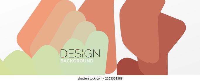 Background, creative geometric shapes composition with gradient effect. Wallpaper for concept of AI technology, blockchain, communication, 5G, science, business and technology