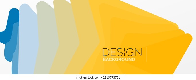 Background, creative geometric shapes composition with gradient effect. Wallpaper for concept of AI technology, blockchain, communication, 5G, science, business and technology