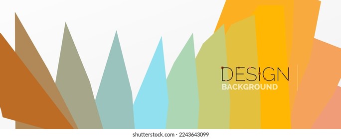 Background, creative geometric shapes composition with gradient effect. Wallpaper for concept of AI technology, blockchain, communication, 5G, science, business and technology