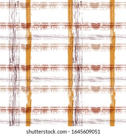 background with crossing brush strokes.  Brush Scandinavian vector seamless pattern.  For fabrics. 