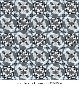 background from crystals on a black background in different shades