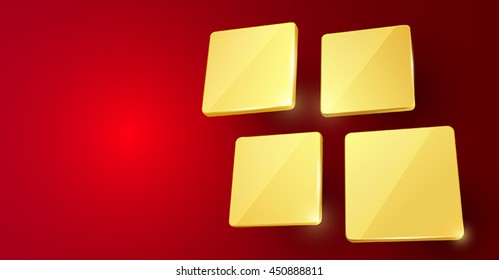 Background with cubes