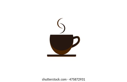 Background cup of coffee