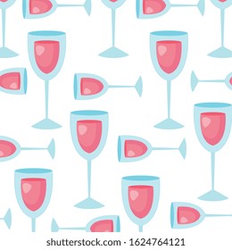 background of cups wine icons vector illustration design