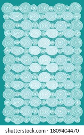 Background from curls color variant