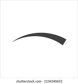 background curve and line element vector overlap paper layer with space for text and message artwork design