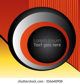 background curve line on black background space shadow overlap and dimension modern texture pattern for text and message website design

