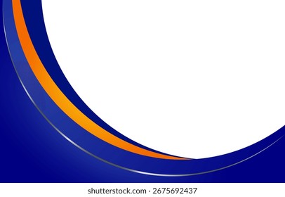 Fondo con patrón de curva y color azul. Ilustración vectorial