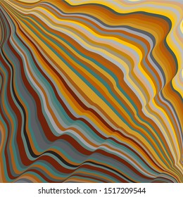 Background of curved colored lines in the form of waves.
