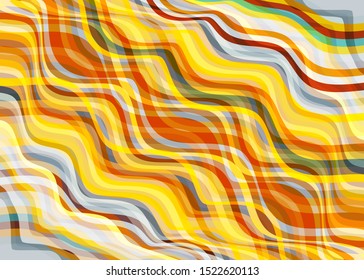 Background of curved colored lines in the form of waves.