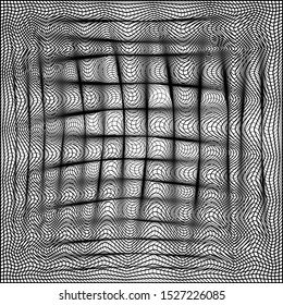 Background of curved colored lines in the form of waves.