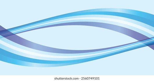 The background for the curved line shawl is a combination of light blue and dark blue