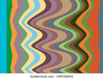 Background of curved lines in the form of waves. Wavy background.