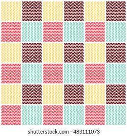 background is of curved lines on a white background divided into squares