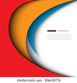 background with curves lines and shadow / abstract background wallpaper