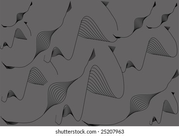 background curves, vector illustration