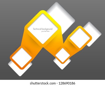 Background with cut out squares