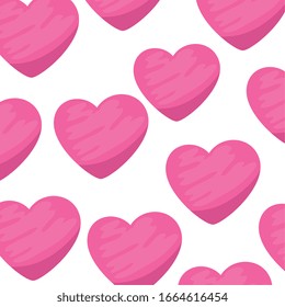 background of cute hearts icons vector illustration design
