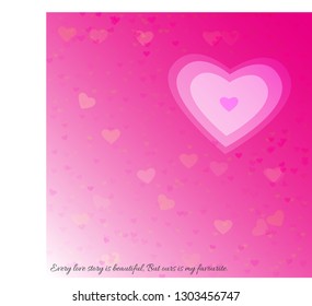 background cute love
