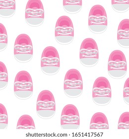 fondo del diseño de adorables zapatos de bebé vectorial