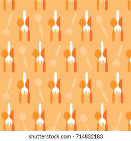 Background cutlery spoon, knife and fork