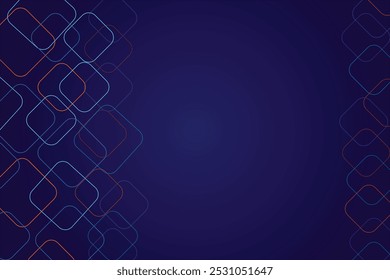Fundo azul escuro banner Imagem vetorial para uso múltiplo