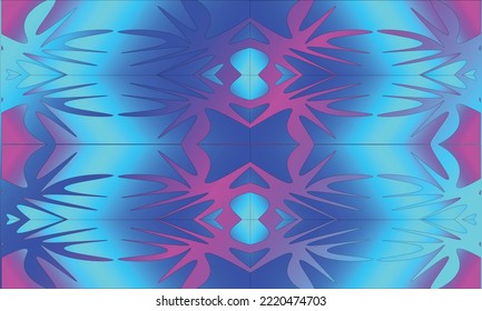 fondo azul oscuro, azul claro y rosa