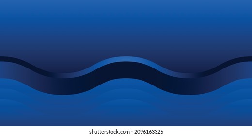 Background with a dark blue wave effect which is very suitable for website banners or others

