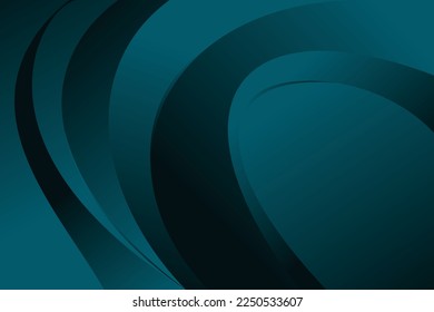Background with dark green arcs