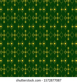 background dark green with yellow circle