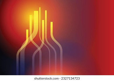 Background dark red geometric lighting abstract vector graphics
