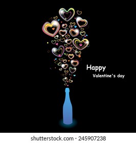 Background for the day Valentine.