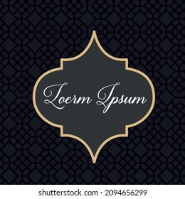 Decoración de fondo para invitaciones a tarjetas, adorno de india, turquía