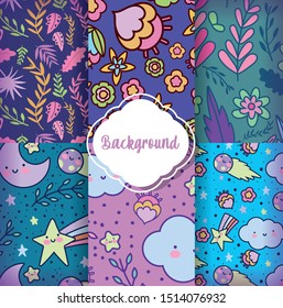 background decoration flat layout vector illustration