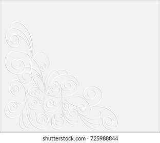 Background   decorative abstraction with swirls.Vector illustration. Space for text.