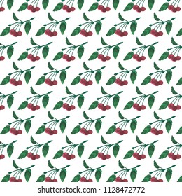 the background with a decorative cherry branch