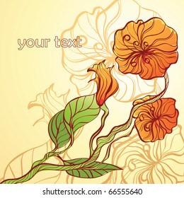 background with decorative colors for design