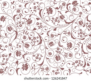 background with decorative floral  pattern