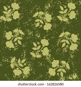 Background with decorative flowers