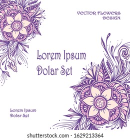 Background  with decorative flowers in pink lilac white for  decoration package or for hygiene products or for cosmetic or perfume or for design wedding post card 