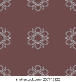 Background with decorative ornament. Seamless pattern