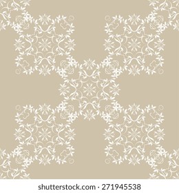 Background with decorative ornament. Wallpaper pattern