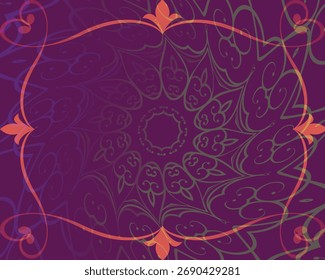Fondo con diseño de símbolo decorativo