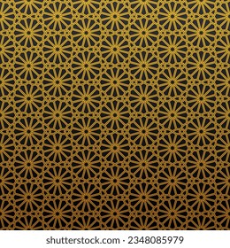 Background with decorative traditional ornament. Vector illustration.