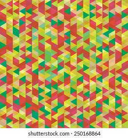 Background with decorative triangle geometric and abstract elements. Vector illustration.